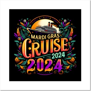 Mardi Gras Cruise 2024 Posters and Art